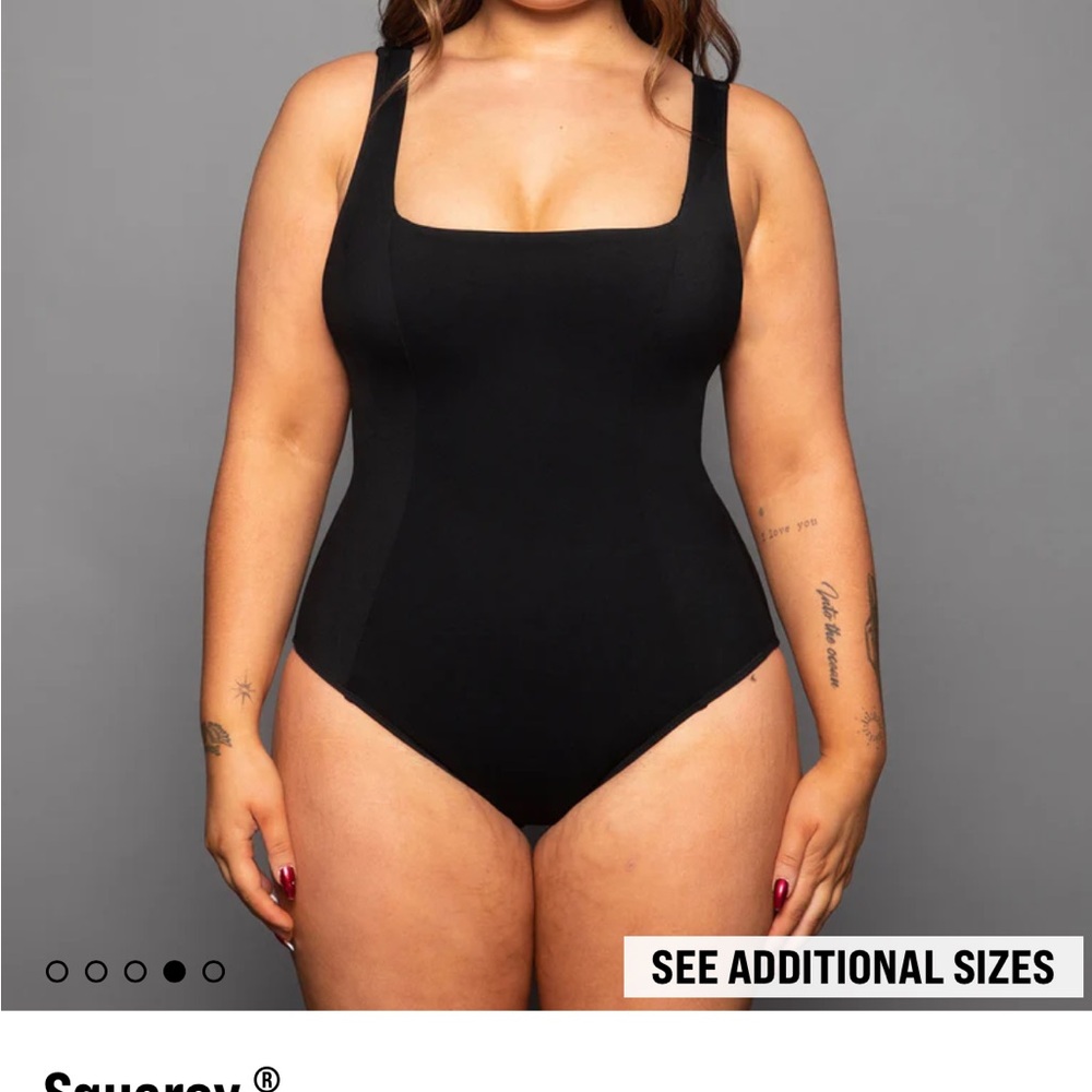 TA3 Black Shapewear Swimsuit (XL LONG)
